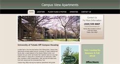 Desktop Screenshot of campusviewapts.com